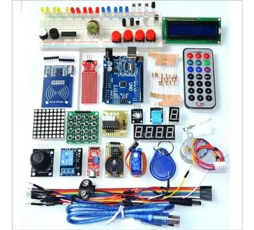 Kit Estudio Electronica Avanzado Compatible Arduino -uno R3