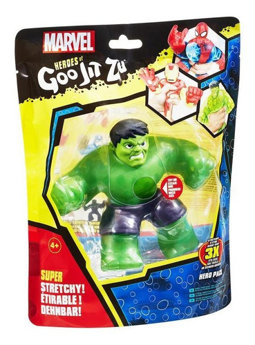 Imagen 3 de 5 de Figura Goojitzu Marvel Hulk Plástico Bandai