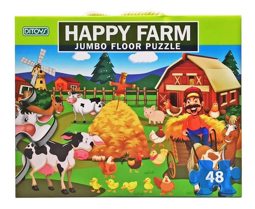 Rompecabeza Jumbo Floor Puzzle Infantil 48 Piezas Ditoys