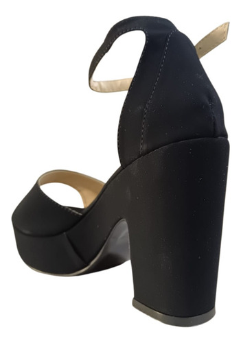 Plataforma Tacón Zapatilla De Mujer Mod 815 Alto 10 Cm
