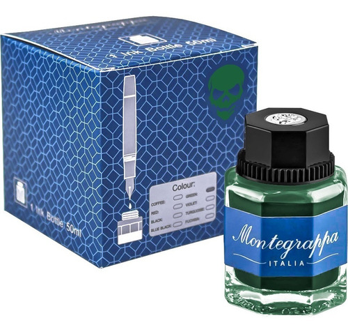 Montegrappa Tinta Verde 50ml Pluma Fuente Ink Diego Vez