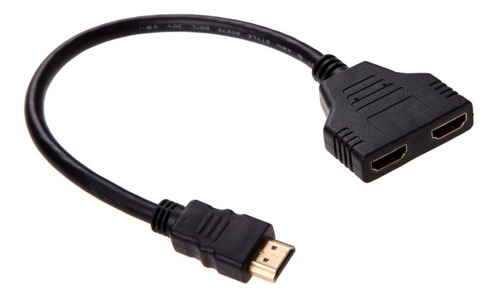 Adaptador Divisor Hdmi Macho A 2 Hdmi Hembra 2 Pantallas