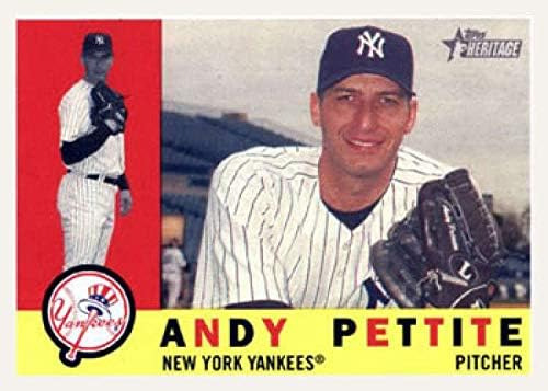 2009 Topps Heritage 35 Andy Pettitte Tarjeta De Béisbol Mlb 