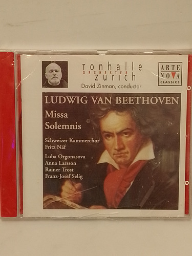 Ludwing Van Beethoven Missa Solemnis Cd Nuevo 