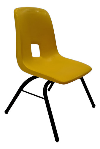 Silla Escolar Infantil Prescolar Kinder Amarillo