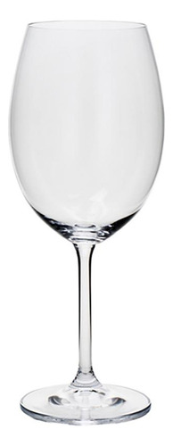 6 Taças De Água Wolff Gastro Colibri De Cristal 580ml Cor Transparente