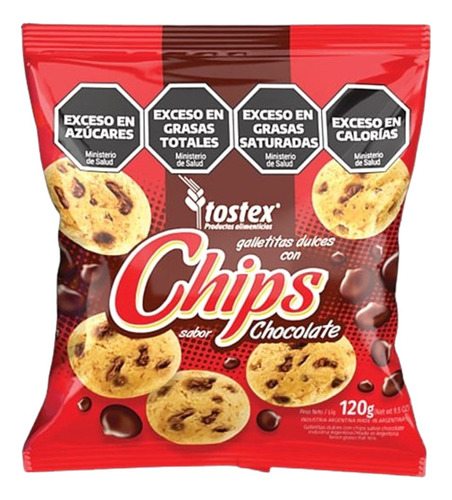 Galletitas Tostex Con Chips De Chocolate 120gr