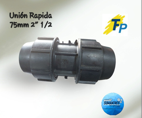 Unión Rápida 75mm 2  1/2 Para Mangueras De Riego