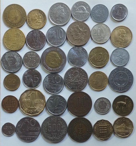 Lote#36 Monedas Extranjeras 