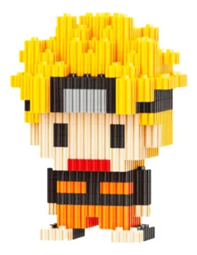 Mini Bloques Armables 3d Naruto 