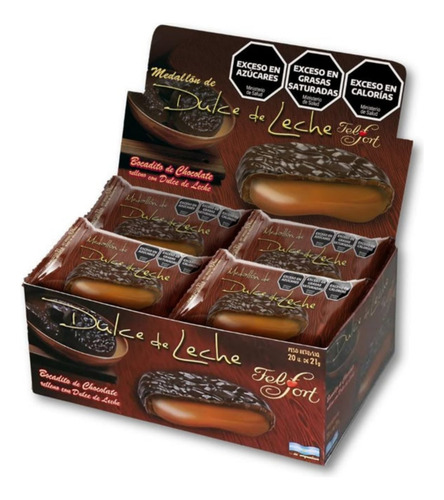 Bocadito Felfort Dulce De Leche Medallon X20u