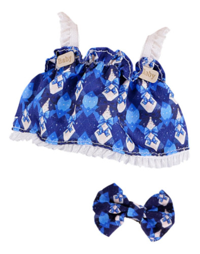 Doll Songsing Skirt Clothing Disfraces De Azul Oscuro