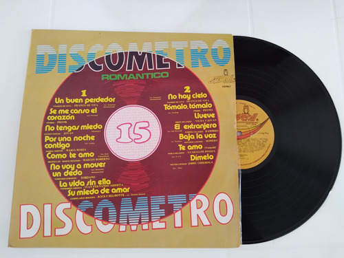 Discometro Romántico Lp Juvenil 1986  Pop Variado Colombia