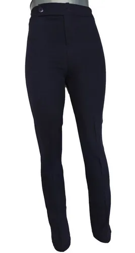 Pantalón De Vestir Casual Azul Marino