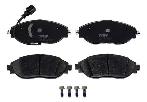 Balatas Del/tras P/ Vw Golf Highline Turbo 2015 2016 1.4 Trw