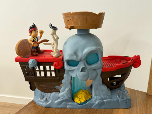 Jake El Pirata Y Barco Naufragio Fischer Price Juguete Usado (Usado)