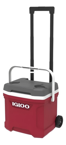 Hielera 16 Qt Latitude 16 Roller Rojo 24 Latas Igloo 15l