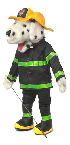 Títere De Perro Bombero Dálmata De 25 , Cuerpo Completo,
