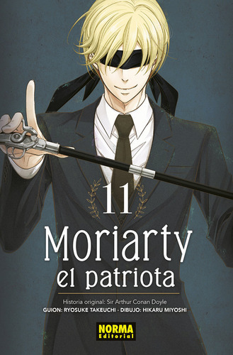 Moriarty El Patriota 11, De Ryosuke Takeuchi. Editorial Norma Editorial, S.a., Tapa Blanda En Español, 2023