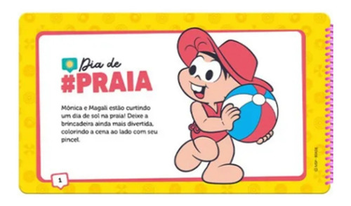 Imagem 4 de 5 de Livro Aquabook Turma Da Monica Culturama Pinta Com Agua