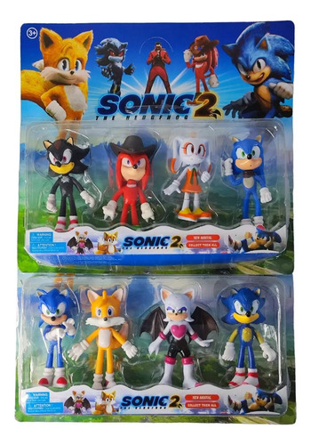 Figura Super Sonic Articulado Coleccionable Juego Niños