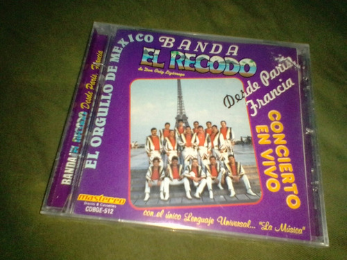 Banda El Recodo - Concierto En Vivo Desde París Francia (cd)