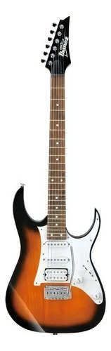 Guitarra elétrica Ibanez RG GIO GRG140 soloist de  okoume sunburst com diapasão de amaranto