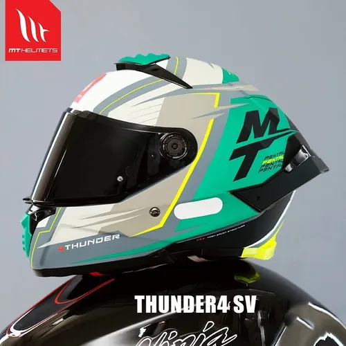 Mt Thunder 4sv Casco Para Moto Integral Helmets Ece Dot