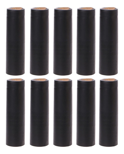 Tapas Termoencogibles De Aluminio Para Botella 30mm Negro