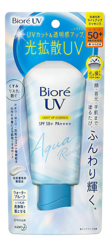 Bioré Uv Light Up Essence Aqua Rich Spf 50 Pa ++++ (70g)