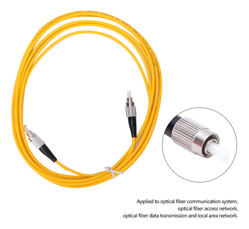 Cable De Conexión De Fibra Fc/upc A Fc/upc, 2 Piezas, Modo Ú