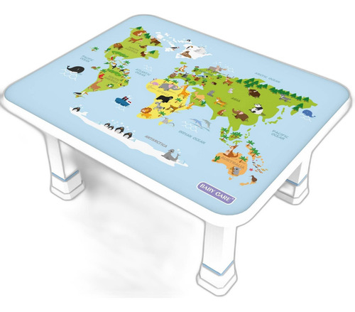 Cuidado Del Bebe - Mesa Plegable Para Niños Con Altura Aju