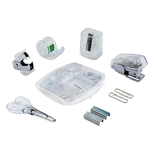 Ld Clear Mini Kit De Suministros De Oficina Estuche Por...