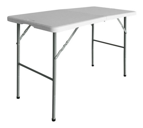 Imagen 1 de 11 de Mesa Plegable 120 Jardin Plastica Valija Camping Playa Picni