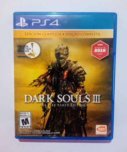 Dark Souls 3 The Fire Fades Edition Ps4 Fisico Igual A Nuevo