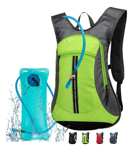 Mochila Hidratación Ciclismo Hiking Campismo+bolsa De Agua2l