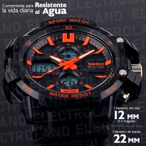 Reloj Skmei 0990 Sumergible Deportivo Digital Hombre / Mujer