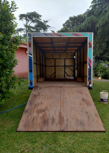 Trailer Furgon Para Auto Doble Eje Casa Rodante Acoplado