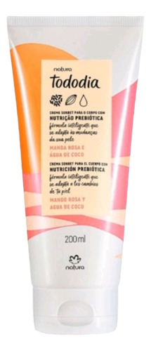 Natura Tododia - Manga Rosa E Água Coco - Creme Sorbet Corpo