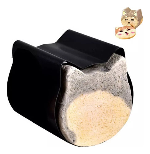 Plato Para Pan Kusw Con Forma De Cabeza De Gato, Bonito Mold