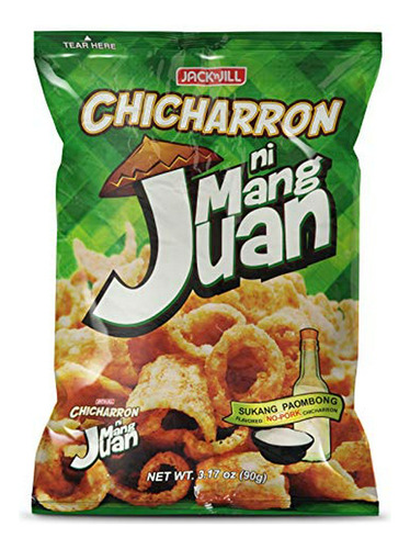 Chicharrón De Mang Juan Sabor Vinagre 3.17 Oz - Pack De 2