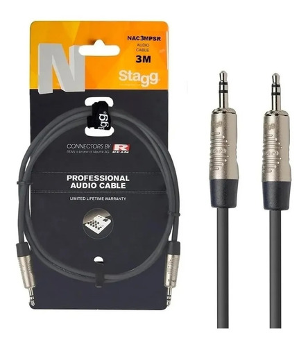 Cable Stagg Nac3mpsr Mini Plug - Mini Plug 3 Metros