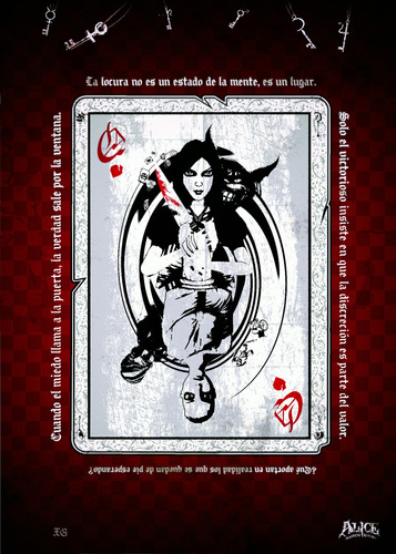 Poster De Alice Madness Returns Tamaño A3