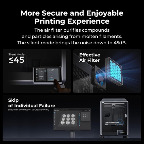 Creality 3d K1c Impresora 100v-240v Con Tecnología De Fdm