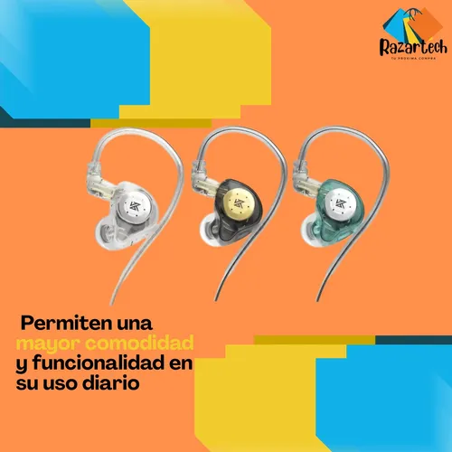 Auriculares Kz Edx Pro X Color Cyan Diseño Dinámico