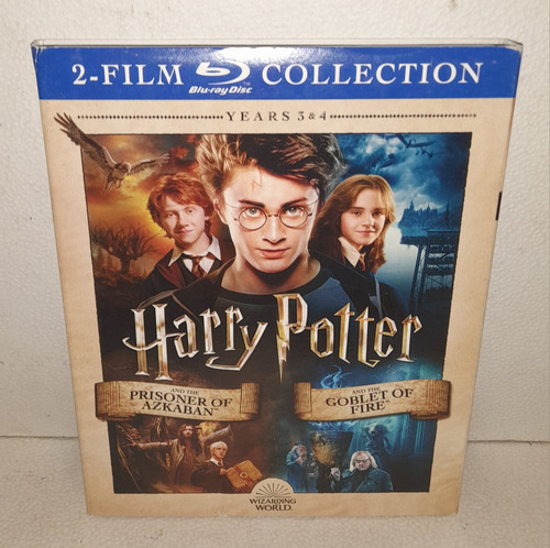 Harry Potter Bluray 2 Film Prisoner Azkaban + Goblet Of Fire (Usado)