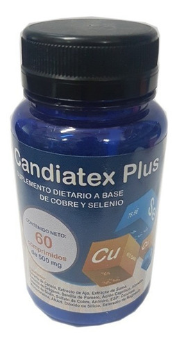 Imagen 1 de 6 de Candiatex Plus X 60 Comprimidos - Laboratorio Tabor