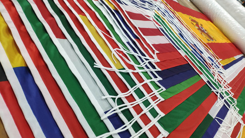 Bandera De Cabo Verde Estampada De 150 X 90 Cm