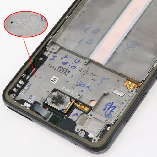 Display Tela Frontal A33 Original Nacional 5g Touch Aro Kit