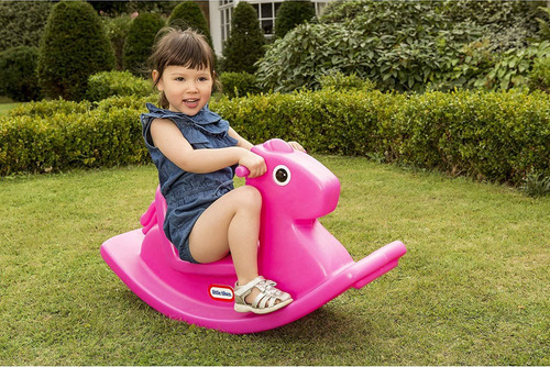 Little Tikes Caballo BalancĂn, Color Magenta.